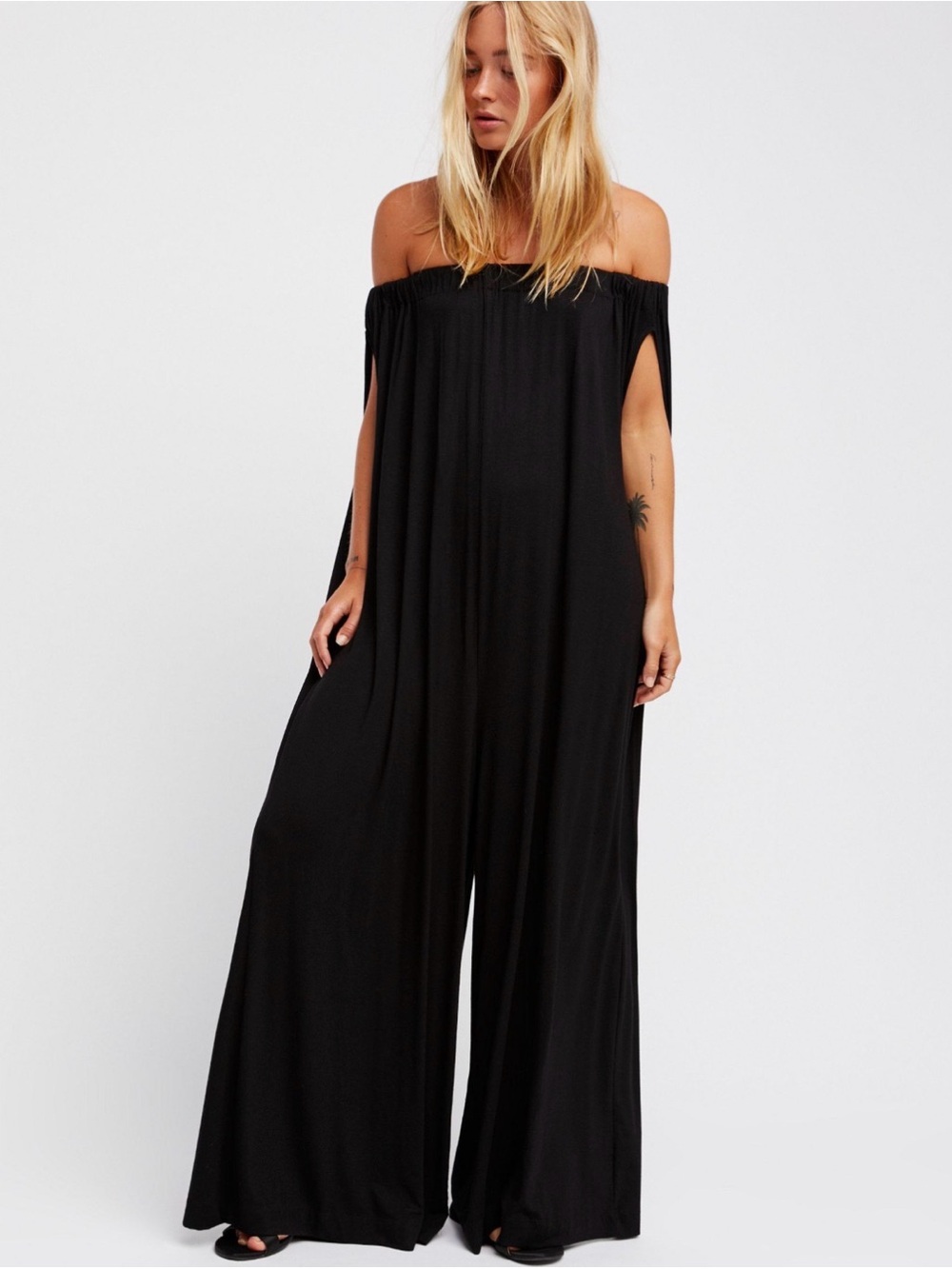 Free People Beach Mexicali Off-the-Shoulder Jumpsuit- Brand New With Tags